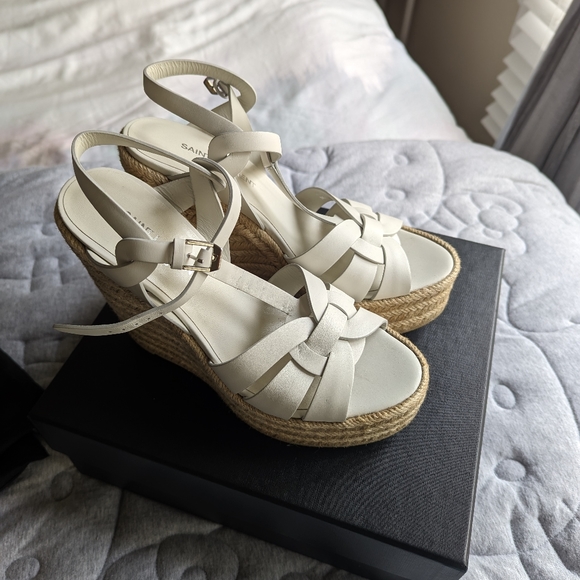 YSL White Espadrilles - Picture 4 of 15